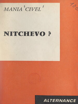cover image of Nitchevo ?